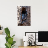 Eule im Baum Poster (Heimbüro)