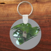 Eule im Baum Schlüsselanhänger (Vorderseite)