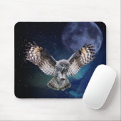 Eule im Flug Mousepad (Mit Mouse)