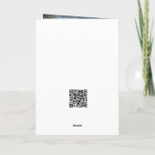 Eule im Herbst Mens Happy Birthday Karte (Rückseite)