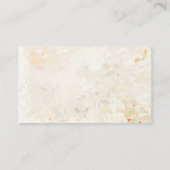 Eule im Regen Visitenkarte (Rückseite)