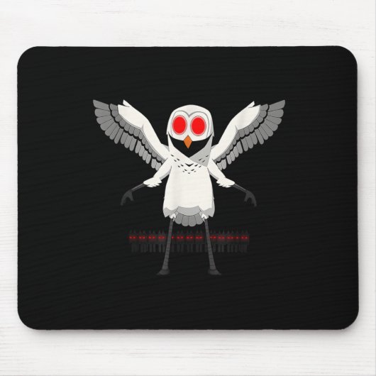 Eule im Wald Kinder 99 Nächte Halloween Y Video Mousepad (Vorne)