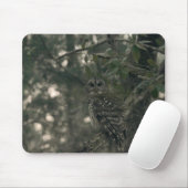 Eule im Wald Mousepad (Mit Mouse)