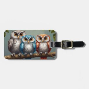 Eule immer Liebe Gepäckanhänger