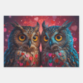 Eule immer Liebe Geschenkpapier Set (Vorderseite)