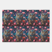 Eule immer Liebe Geschenkpapier Set (Vorderseite)