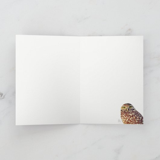 Eule immer Liebe Jeder Anlass Grußkarte Karte (Innenseite)