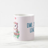 Eule immer Liebe Kaffeetasse (Mittel)
