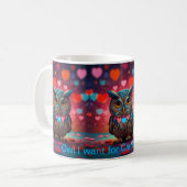 Eule immer Liebe Kaffeetasse (Vorderseite Links)