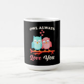 Eule immer Liebe Kaffeetasse (Mittel)
