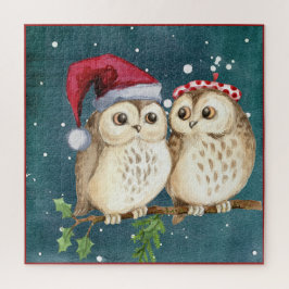 Eule immer Liebe | Niedliches Weihnachtsgeschenk Puzzle
