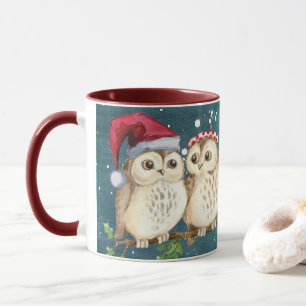 Eule immer Liebe   Niedliches Weihnachtsgeschenk Tasse