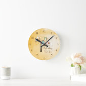 Eule immer Liebe Runde Wanduhr (Zuhause)