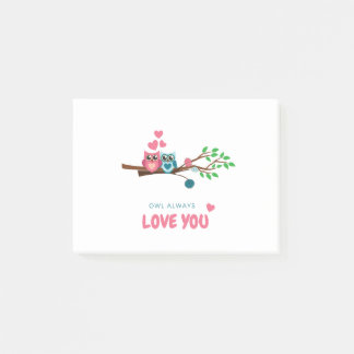 Eule immer Liebe Sie Post-it Klebezettel