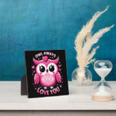 Eule immer Liebe Sie - Valentinstag Fotoplatte (InSitu)