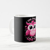 Eule immer Liebe Sie - Valentinstag Kaffeetasse (Vorderseite Links)