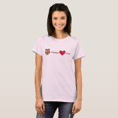 Eule immer Liebe T-Shirt (Vorne ganz)