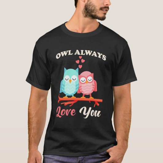 Eule immer Liebe T-Shirt (Vorderseite)