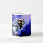 Eule in blauer Tasse (Mittel)