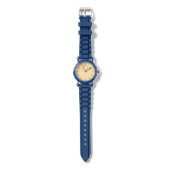Eule in der Wanduhr Armbanduhr (Gurtband)