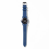 Eule in der Wanduhr Armbanduhr (Rückseite)