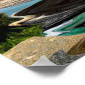 Eule in der Zeitblase Poster (Ecke)