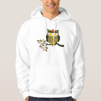 Eule in einem Baum Hoodie