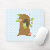 Eule in einem Baum Mousepad (Mit Mouse)