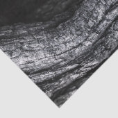 Eule in einem Baumhupen Schwarz und Weiß Seidenpapier (Ausschnitt)