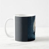 Eule in einer magischen Nacht Kaffeetasse (Links)