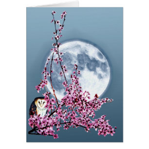 Eule in Pflaumenbaum