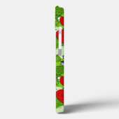 Eule in rote Rosen Case-Mate iPhone Hülle (Rückseite / Links)