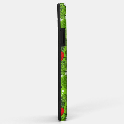 Eule in rote Rosen Case-Mate iPhone Hülle (Hinten/Rechts)