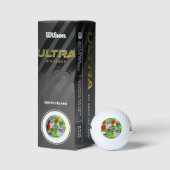 Eule in rote Rosen Golfball (Verpackungen)