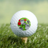 Eule in rote Rosen Golfball (Insitu T-Shirt)