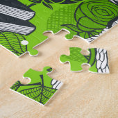 Eule in rote Rosen Puzzle (Seite)