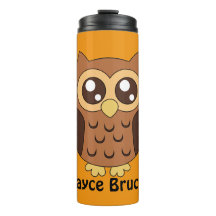 Eule-irgendein Tumbler-Personalisiert-Thermaltumbl