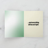 Eule ist immer hier, wenn ihr mich wohl fühlen möc karte (Innenseite)