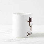 Eule ist zurück kaffeetasse (Mittel)