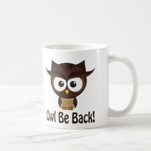 Eule ist zurück kaffeetasse