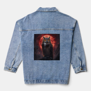 Eule Jeansjacke