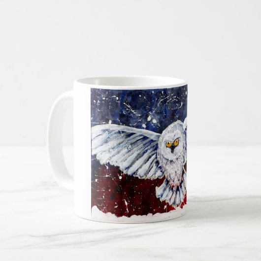 Eule Kaffeetasse (Vorderseite Links)