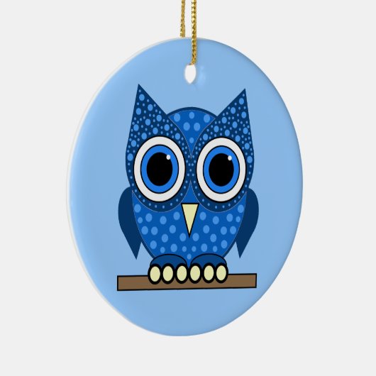 Eule Keramik Ornament (Rechts)