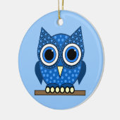 Eule Keramik Ornament (Links)