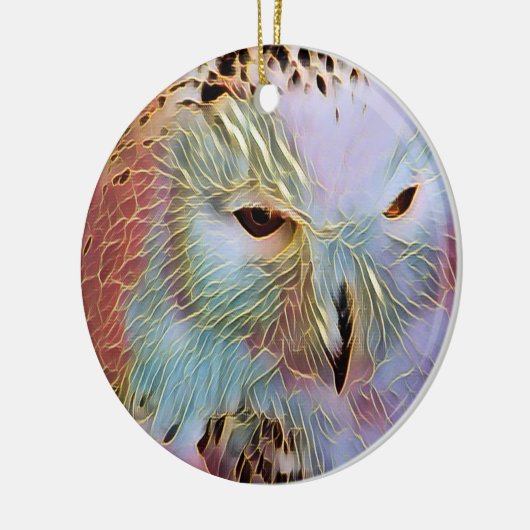 EULE KERAMIK ORNAMENT (Links)