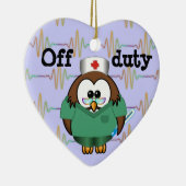 Eule Keramik Ornament (Rechts)