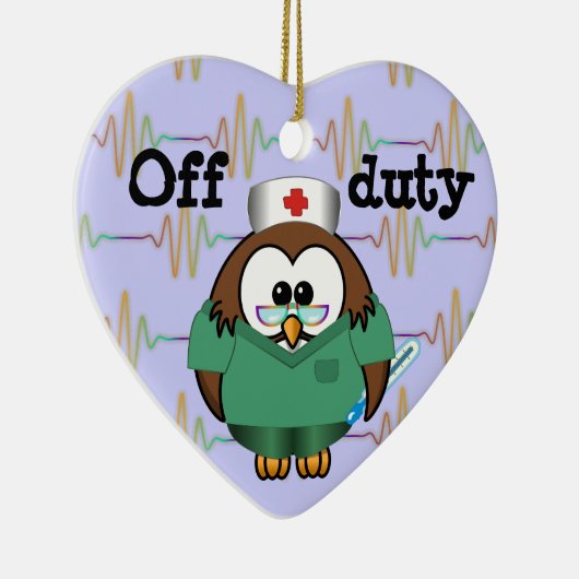 Eule Keramik Ornament (Rechts)