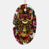 Eule Keramik Ornament (Rechts)
