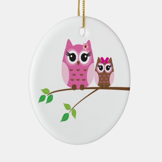 Eule Keramik Ornament (Rechts)