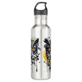 Eule Kopf - Eule Wasser Flasche - Niedliches Eule Edelstahlflasche (Vorderseite)